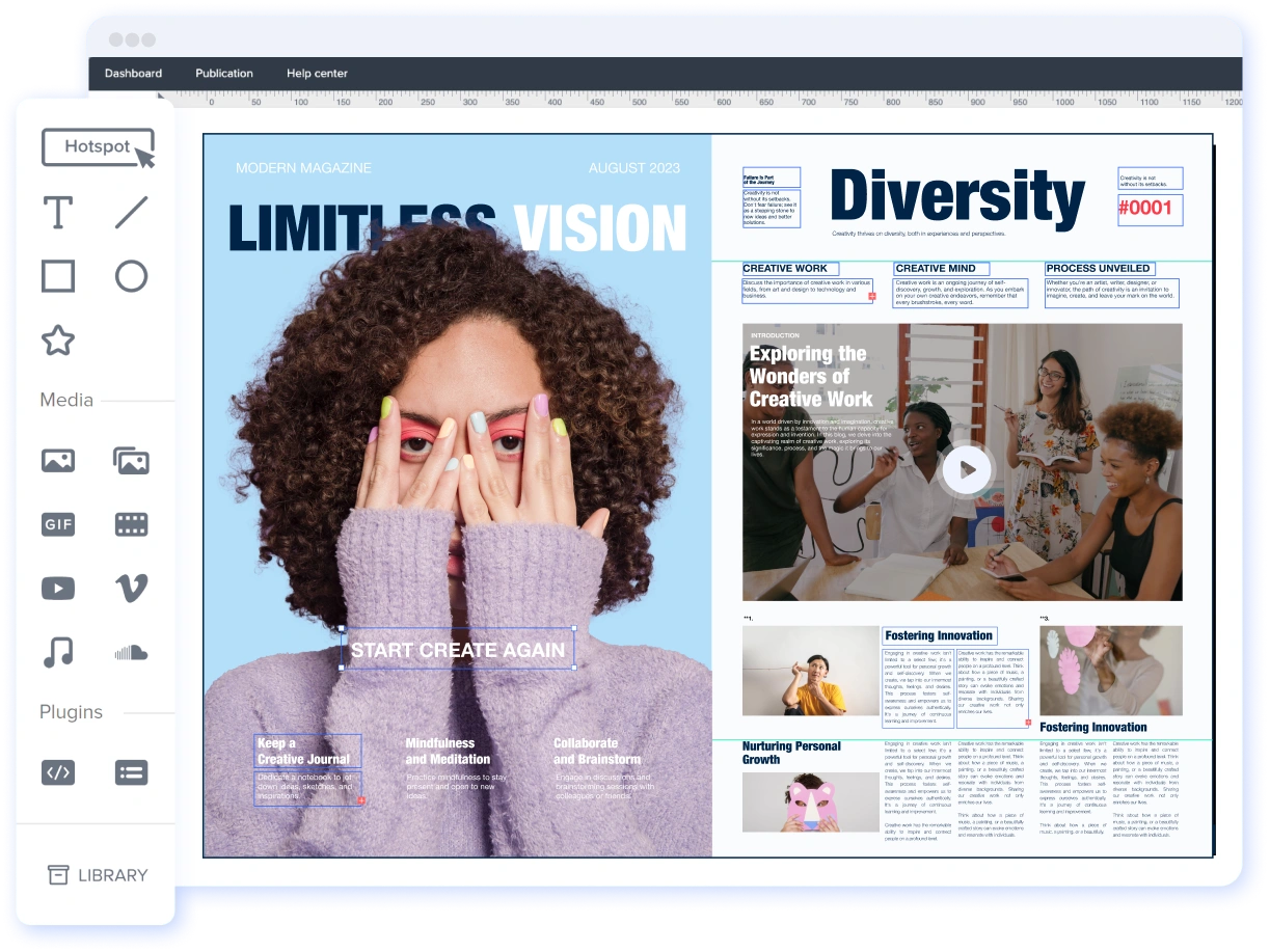 Design Digital Publications With Complete Freedom