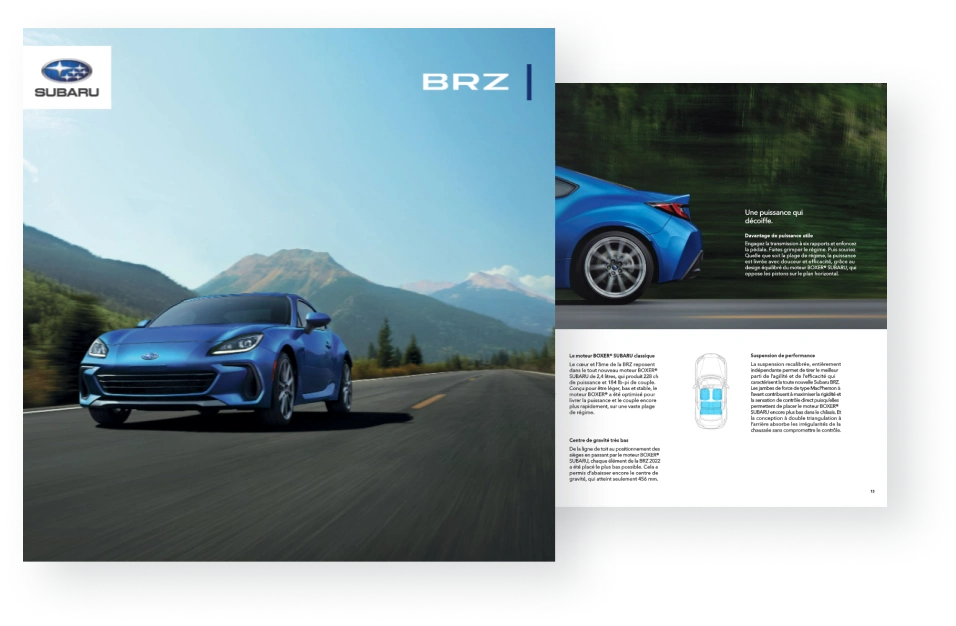 Subaru BRZ Digital Brochure